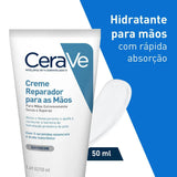 Creme Reparador Para as Mãos CeraVe  Sem Perfume - Pele Secas e Ásperas - 50 mL