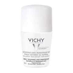 Desodorante Antitranspirante Vichy Deo Pele Sensível, Roll-On Com  50 mL