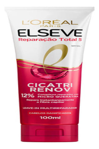 Elseve Reparação Total 5 Cicatri Renov Creme Pentear 100ml