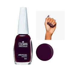 Esmalte Colorama Renovação Blister Cremoso Jabuticaba 8 Ml Com 6 Unidades