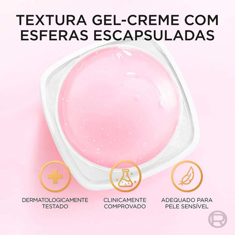 Gel-Creme Facial Anti-Marcas Noite L'Oréal Paris Glycolic Bright 49g