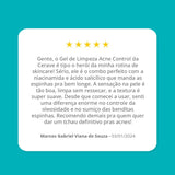 Gel de Limpeza CeraVe Acne Control Refil  Pele Oleosa e Acnéica - 227 g