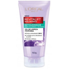 Gel de Limpeza Facial Antioleosidade L'Oréal Paris Revitalift Hialurônico 150G