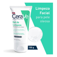 Gel de Limpeza Facial CeraVe  Sem Perfume - Pele Normal a Oleosa - 150 g