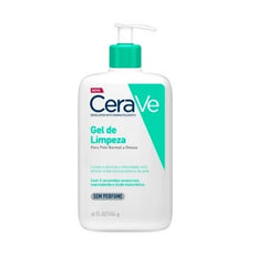 Gel de Limpeza Facial CeraVe  Sem Perfume - Pele Normal a Oleosa - 454 g
