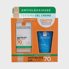Kit Anthelios Protetor Solar Facial La-Roche 40g + Gel Effaclar 50g