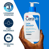 Kit CeraVe Loção Hidratante Corporal  Sem Perfume - Pele Seca a Extra Seca - 2 x 473 g