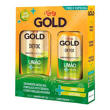 Kit Niely Gold Detox Shampoo Com 275Ml + Condicionador Com 175Ml