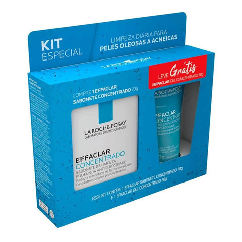 Kit Promocional Effaclair Sabonete Concentrado 70g + Gel Concentrado 50g