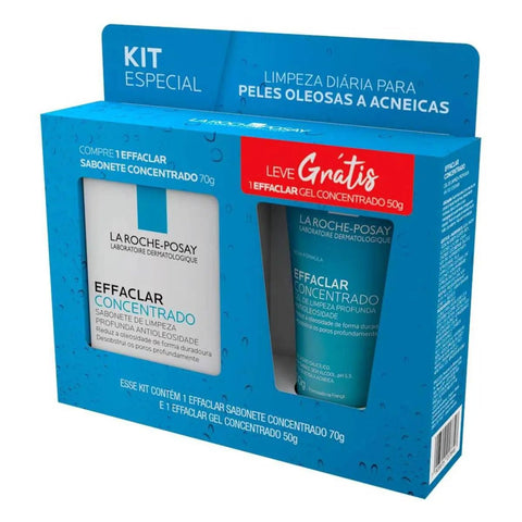 Kit Promocional Effaclair Sabonete Concentrado 70g + Gel Concentrado 50g
