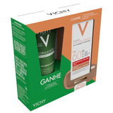 Kit Vichy Protetor Solar UV Pigment Control + Gel de Limpeza Facial Profunda Normaderm  Cor 3.0 - FPS 60 - 40 g + 50 g