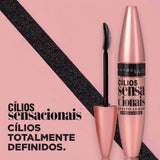 Máscara de Cílios Maybelline Cílios Sensacionais - À Prova D'água
