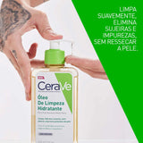 Óleo de Limpeza Hidratante CeraVe  Sem Perfume - Pele Normal a Muito Seca - 236 mL