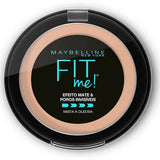 Pó Compacto Maybelline Fit Me N03 Médio Claro Neutro Efeito Mate Com 1 Unidade