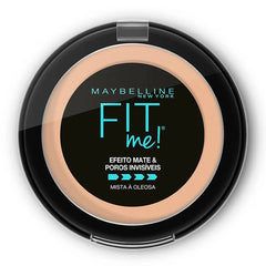 Pó Compacto Maybelline Ny Fit Me B03 Médio Claro Bege Efeito Mate Com 1 Unidade