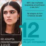 Pó Compacto Maybelline Ny Fit Me B03 Médio Claro Bege Efeito Mate Com 1 Unidade