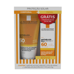 Protetor Solar Corporal La Roche-Posay Anthelios [XL]-Protect  Sem Cor - FPS 50 - 200 mL + 25 g