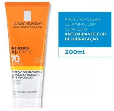 Protetor Solar Corporal La Roche-Posay Anthelios [XL]-Protect  Sem Cor - FPS 70 - 200 mL