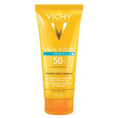 Protetor Solar Corporal Vichy Idéal Soleil Hydrasoft  FPS 50 - 200 mL