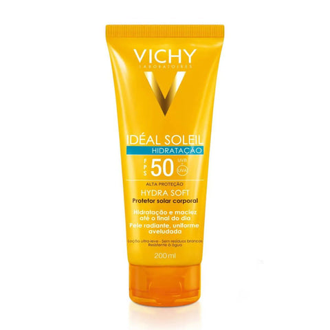 Protetor Solar Corporal Vichy Idéal Soleil Hydrasoft  FPS 50 - 200 mL