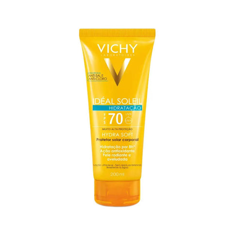 Protetor Solar Corporal Vichy Idéal Soleil Hydrasoft  FPS 70 - 200 mL