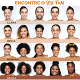 Protetor Solar Facial Garnier Uniform & Matte Vitamina C  Morena - FPS 50 - 40 g