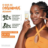 Protetor Solar Facial Garnier Uniform & Matte Vitamina C  Negra - FPS 50 - 40 g
