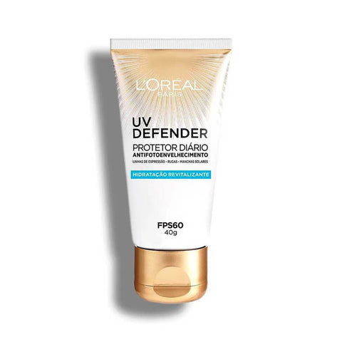 Protetor Solar Facial L'Oréal UV Defender  FPS 60 - 40 g