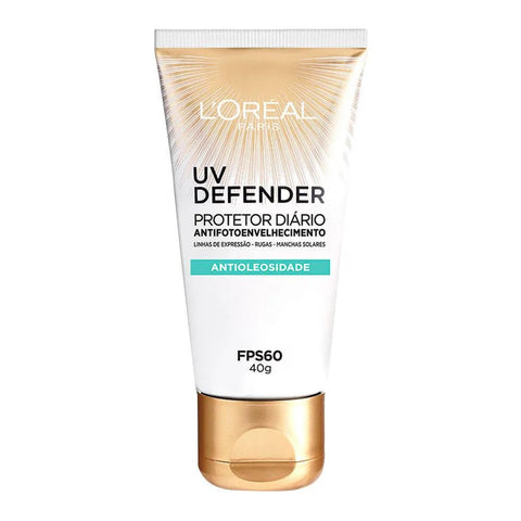 Protetor Solar Facial L'Oreal UV Defender FPS 60 Antioleosidade 40g