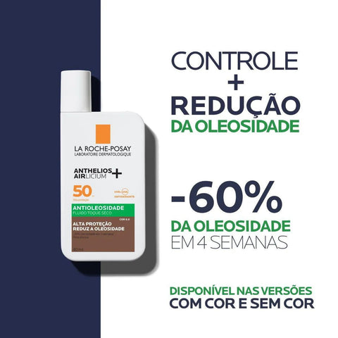 Protetor Solar Facial La Roche-Posay Anthelios Airlicium +  Cor 6.0 - FPS 50 - 40 g