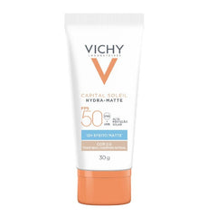 Protetor Solar Facial Vichy Capital Soleil Hydra-Matte  Cor 2.0 - FPS 50 - 30 g
