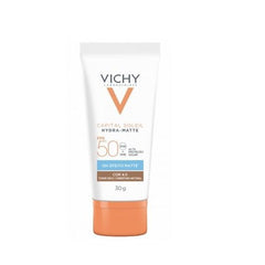 Protetor Solar Facial Vichy Capital Soleil Hydra-Matte  Cor 4.0 - FPS 50 - 30 g
