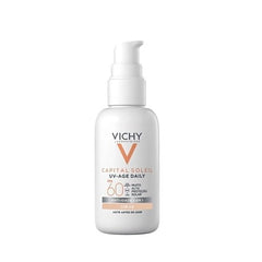 Protetor Solar Facial Vichy Capital Soleil UV-Age Daily  Cor 2.0 - FPS 60 - 40 g