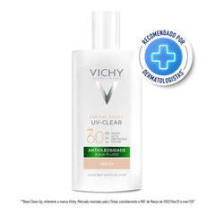 Protetor Solar Facial Vichy Capital Soleil UV-Clear  Cor 2.0 - FPS 60 - 40 g