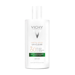 Protetor Solar Facial Vichy Capital Soleil UV-Clear  Sem Cor - FPS 60 - 40 g