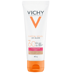 Protetor Solar Facial Vichy Capital Soleil UV-Glow  Pele Média - FPS 60 - 40 g