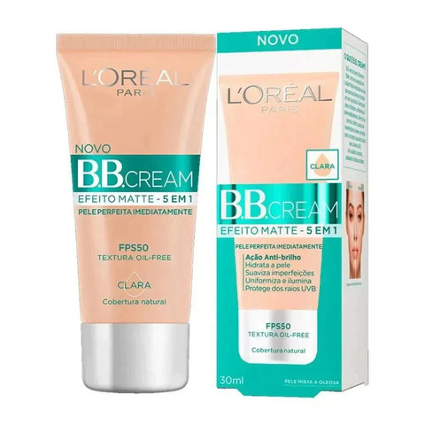 Protetor Solar L'Oréal BB Cream  FPS 50 - Cor Clara - 30 mL