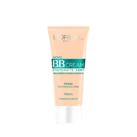 Protetor Solar L'Oréal BB Cream  FPS 50 - Cor Média - 30 mL