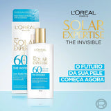Protetor Solar L'Oréal Expertise The Invisible  Cor 3.0 - FPS 60 - 40 mL