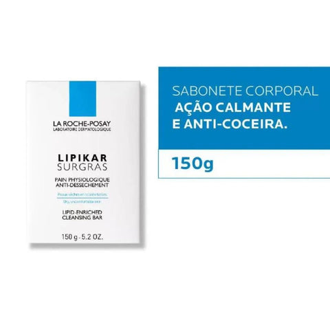 Sabonete em Barra La Roche-Posay Lipikar Surgras  150 g