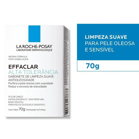 Sabonete Facial em Barra La Roche-Posay Effaclar Alta Tolerância  70 g