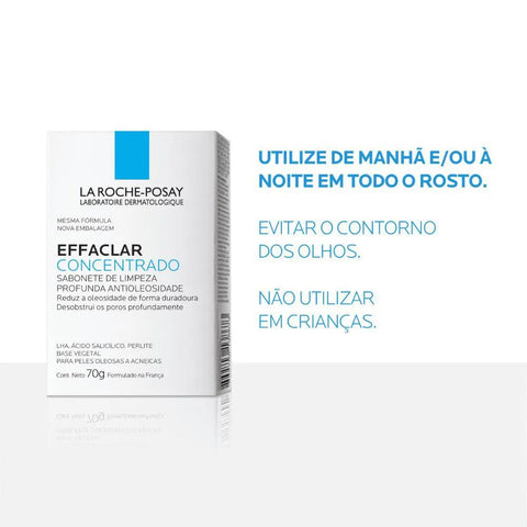 Sabonete Facial em Barra La Roche-Posay Effaclar Concentrado  70 g
