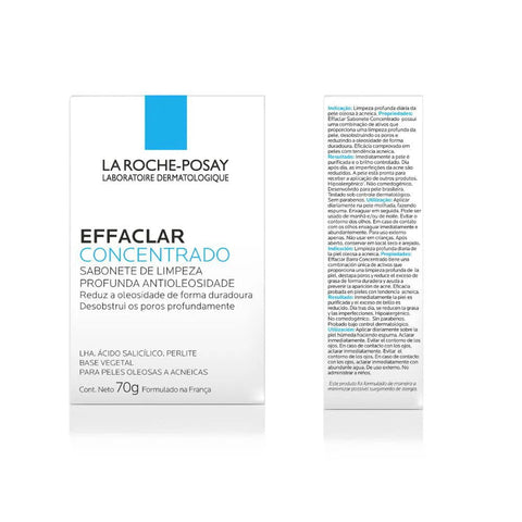 Sabonete Facial em Barra La Roche-Posay Effaclar Concentrado  70 g