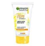 Sabonete Líquido Facial Garnier Skinactive Uniform&Matte 120G