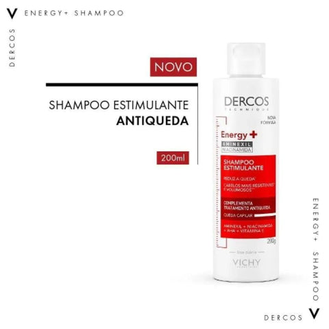 Shampoo Antiqueda Vichy Dercos  Linha Energizante - 200 mL (A1)