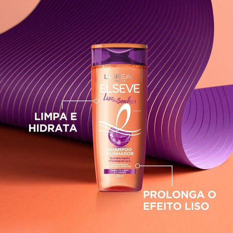 Shampoo Elseve Liso Dos Sonhos 200 Ml