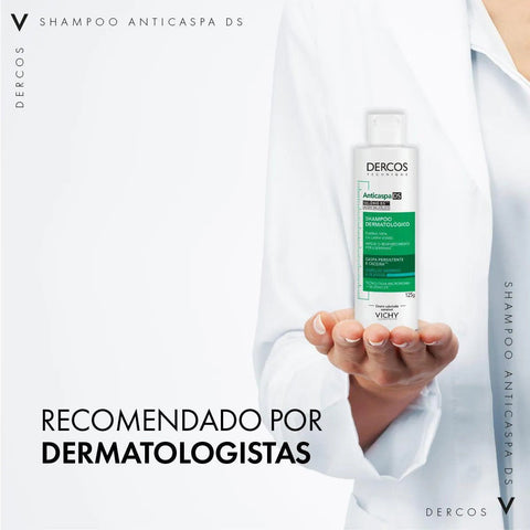 Shampoo Vichy Dercos  Linha Anticaspa DS - Cabelos Normais a Oleosos - 125 g
