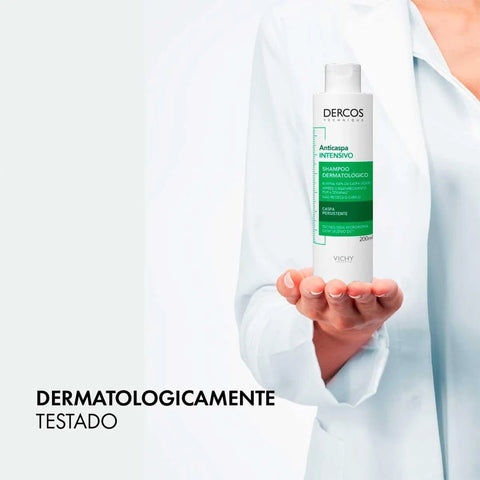 Shampoo Vichy Dercos  Linha Anticaspa Intensivo - 200 mL