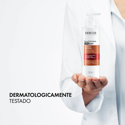 Shampoo Vichy Dercos  Linha Kera-Solutions - 300 mL
