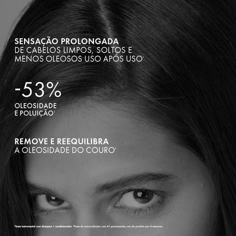 Shampoo Vichy Dercos  Linha Oil-Correction - 300 mL